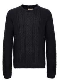 Strickfleece-Pullover Blend "Strickpullover BHPullover", Herren, Gr. XXL, schwarz, Obermaterial: 80% Polyacryl PAN. 20% Baumwolle CO., Pullover Strickfleece-Pullover