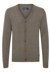 Cardigan Blend "Cardigan BHLennard", Herren, Gr. XL, grau (zink mix), Obermaterial: 50% Baumwolle CO. 50% Polyacryl PAN., unifarben, Strickjacken Cardigan