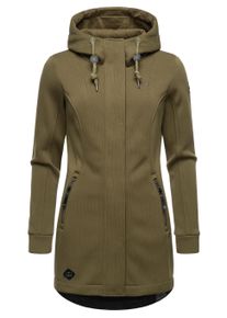 Kapuzensweatjacke Ragwear "Sweatjacke Letti Bonded", Damen, Gr. M, gr&uuml;n (olive), Obermaterial: 100% Polyester PES. Futter: 100% Polyester PES., Jacken Kapuzensweatjacke