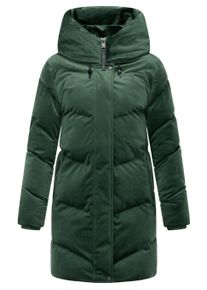 Kurzmantel Ragwear "Kurzmantel Avelin Velvet YOUMODO", Damen, Gr. XXL, gr&uuml;n (pine gr&uuml;n), Obermaterial: 100% Polyester PES. Obermaterial: Futter: 100% Polyester PES. 100% Polyester PES., M&auml;ntel Kurzmantel