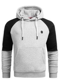 Kapuzenpullover Alessandro Salvarini "Hoodie ASFelippe", Herren, Gr. M, grau (hellgrau), Obermaterial: 65% Baumwolle CO. 35% Polyester PES., Sweatshirts Kapuzenpullover