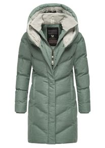 Steppmantel Ragwear "Steppmantel Natalka Cosy", Damen, Gr. 6XL, gr&uuml;n (dusty gr&uuml;n), Obermaterial: 100% Polyester PES. Obermaterial: Futter: 100% Polyester PES. 100% Polyester PES., M&auml;ntel Steppmantel