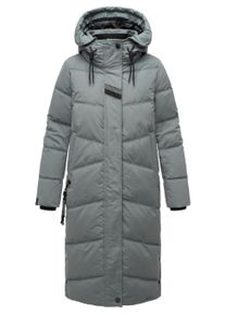 Steppmantel Navahoo "Steppmantel Kuschelmausi", Damen, Gr. L, blau (stormy blau), Obermaterial: 100% Polyester PES. Obermaterial: Futter: 100% Polyester PES. 100% Polyester PES., M&auml;ntel Steppmantel