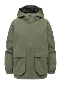 Outdoorjacke Navahoo "Outdoorjacke Donnerwetter 14", Damen, Gr. XXL, gr&uuml;n (olive leaf), Obermaterial: 100% Nylon NY., l&auml;ssig geschnitten, hoch geschlossener Ausschnitt, Windstopperb&uuml;ndchen, Jacken Outdoorjacke, &Uuml;bergangsjacke mit doppelten Au&szlig;entaschen