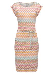 Sommerkleid Ragwear "Sommerkleid Taggien Print", Damen, Gr. XXL, N-Gr, wei&szlig; (sanftes wei&szlig;), Obermaterial: 95% Viskose CV. 5% Elasthan EL., Kleider Sommerkleid