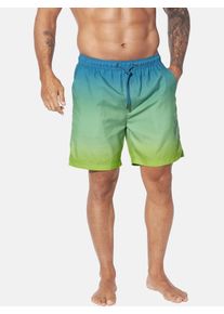 Badeshorts Jan Vanderstorm "Badeshorts WERENFRIED", Herren, Gr. XXL, weit, gr&uuml;n, Obermaterial: 100% Polyester COOLMAX PES(Coolmax)., Badehosen Badeshorts