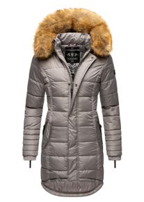 Steppmantel Navahoo "Steppmantel Papaya", Damen, Gr. S, grau (zinc grau), Obermaterial: 100% Polyester PES. Obermaterial: Futter: 100% Polyester PES. 100% Polyester PES., M&auml;ntel Steppmantel