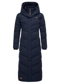 Steppmantel Ragwear "Steppmantel Natalka Extralong", Damen, Gr. 5XL, blau (navy), Obermaterial: 100% Polyester PES. Obermaterial: Futter: 100% Polyester PES. 100% Polyester PES., M&auml;ntel Steppmantel