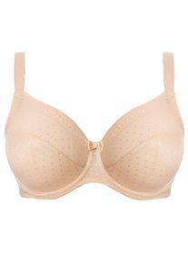 B&uuml;gel-BH Ulla Dessous "BH mit B&uuml;gel Meghan", Damen, Gr. 95, Cup H, beige (biskuit), Spitze, Obermaterial: 45% Polyester PES. 33% Polyamid PA. 22% Elasthan EL., BHs B&uuml;gel-BH