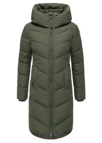 Steppmantel Ragwear "Steppmantel Natalin YOUMODO", Damen, Gr. XXL, gr&uuml;n (schwarz olive), Obermaterial: 100% Polyester PES. Obermaterial: Futter: 100% Polyester PES. 100% Polyester PES., M&auml;ntel Steppmantel