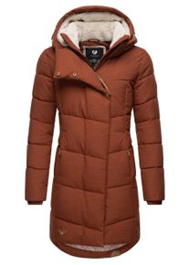 Wintermantel Ragwear "Wintermantel Pavla", Damen, Gr. 5XL, braun (cinnamon22), Obermaterial: 100% Polyester PES. Obermaterial: Futter: 100% Polyester PES. 100% Polyester PES., M&auml;ntel Wintermantel