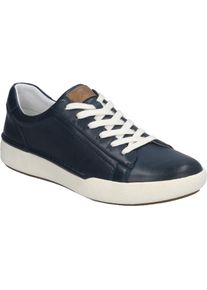 Sneaker Josef Seibel "Claire 01, ocean", Damen, Gr. 36, blau (ocean), Obermaterial: 100% Rindsleder Leather cow., Schuhe Sneaker