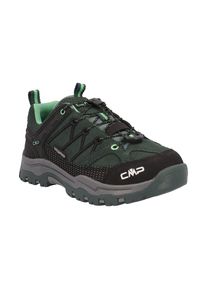Outdoorschuh CMP "KIDS RIGEL LOW WP TREKKING SHOES", Jungen, Gr. 31, gr&uuml;n (trek gr&uuml;n), Leder, Schuhe Outdoorschuh, wasserdicht