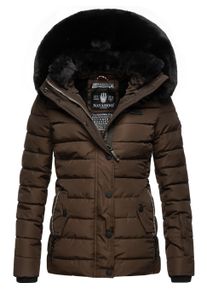 Steppjacke Navahoo "Winterjacke Milianaa", Damen, Gr. S, braun (schwarz choco), Obermaterial: 100% Polyester PES. Obermaterial: Futter: 100% Polyester PES. 100% Polyester PES., Jacken Steppjacke