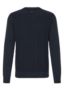 Strickfleece-Pullover Blend "Strickpullover BHBaron", Herren, Gr. S, schwarz (salute), Obermaterial: 100% Baumwolle CO., Pullover Strickfleece-Pullover