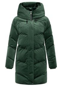 Kurzmantel Ragwear "Kurzmantel Avelin Velvet YOUMODO", Damen, Gr. S, gr&uuml;n (pine gr&uuml;n), Obermaterial: 100% Polyester PES. Obermaterial: Futter: 100% Polyester PES. 100% Polyester PES., M&auml;ntel Kurzmantel