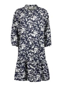 Sommerkleid Blue Seven "Blue Seven Kleid mit 3/4 &Auml;rmeln", Damen, Gr. 44, 5950, nachtblau, 85% Modal, 15% Polyamid, normal, Rundhals, Kleider Sommerkleid