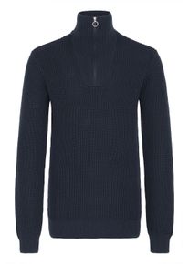 Troyer Blend "Troyer BHDENO HALFZIPP", Herren, Gr. XL, schwarz (salute), Obermaterial: 50% Baumwolle CO. 50% Polyacryl PAN., Pullover Troyer