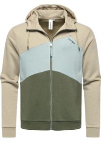 Kapuzensweatjacke Ragwear "Kapuzensweatjacke Wilso", Herren, Gr. S, gr&uuml;n (schwarz olive), Obermaterial: 70% Baumwolle CO. 30% Polyester PES., Sweatjacken Kapuzensweatjacke