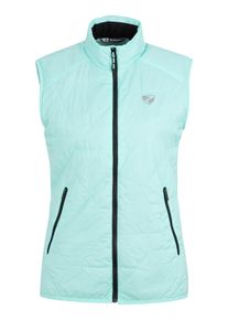 Funktionsweste Ziener "NALIA-Z vest lady", Damen, Gr. 38, radiant lagoon, Obermaterial: 100% Polyester; Obermaterial 2: 84% Polyester, 16% Elasthan; Futter: 100% Polyester; Wattierung: 100% Polyester, Westen Funktionsweste