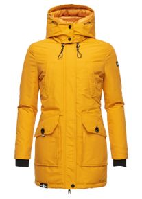 Winterjacke Navahoo "Winterjacke Blizzardstorm", Damen, Gr. S, gelb, Obermaterial: 70% Baumwolle CO. 30% Nylon NY. Obermaterial: Futter: 100% Polyester PES. 100% Polyester PES., Jacken Winterjacke