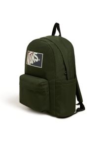 Rucksack Vans "OLD SKOOL GROM BACKPACK", dried kelp, Rucks&auml;cke, Jungen, Obermaterial: 100% Polyester, Rucksack, f&uuml;r Kinder, 18 Liter Volumen, Zwei-Taschen-Design, mit Steckfach