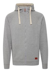 Kapuzensweatjacke Blend "Kapuzensweatjacke BHSpeedy", Herren, Gr. L, grau (zink mix), Obermaterial: 70% Baumwolle CO. 30% Polyester PES., Sweatjacken Kapuzensweatjacke