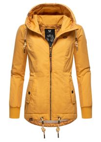 Winterjacke Ragwear "Winterjacke YM-Danka", Damen, Gr. L, gelb (honey22), Obermaterial: 100% Polyester PES. Obermaterial: Futter: 100% Polyester PES. 100% Polyester PES., Jacken Winterjacke