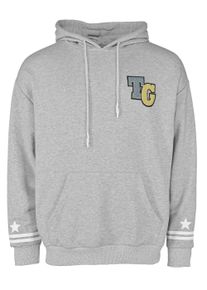 Kapuzensweatshirt Top Gun "Hoodie TG22004", Herren, Gr. S, grau (grau melange), Obermaterial: 65% Baumwolle CO. 35% Polyester COOLMAX PES(Coolmax)., Pullover Kapuzensweatshirt