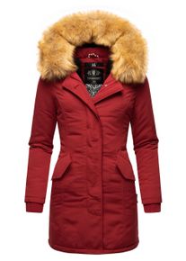 Wintermantel Marikoo "Wintermantel Karmaa", Damen, Gr. S, rot (blood rot), Obermaterial: 100% Polyester PES. Obermaterial: Futter: 100% Polyester PES. 100% Polyester PES., M&auml;ntel Wintermantel