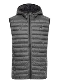 Steppweste Blend "Steppweste Bhwojtek", Herren, Gr. L, grau (iron gate), Obermaterial: 100% Nylon NY., Westen Steppweste