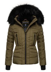 Steppjacke Navahoo "Winterjacke Adele", Damen, Gr. XS, gr&uuml;n (millitary gr&uuml;n), Obermaterial: 100% Polyester PES. Obermaterial: Futter: 100% Polyester PES. 100% Polyester PES., Jacken Steppjacke