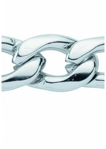 Adelia&acute;s Edelstahlarmband ADELIA&acute;S "Edelstahl Figaro Armband 19 cm &Oslash; 7,3 mm" Gr. 19, silber, Armb&auml;nder, Damen, Silber 925 (Sterlingsilber), Edelstahlarmband