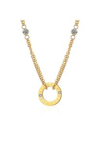 Edelstahlkette AILORIA "Halskette APOLLINE", Damen, gold, Halsketten Edelstahlkette