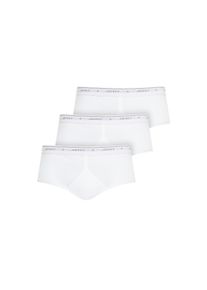 Slip Jockey "Slip Classic Cotton Rib Y-Front Brief 3er Pack", Herren, Gr. S, wei&szlig;, Obermaterial: 100% Baumwolle CO., Unterhosen Slip