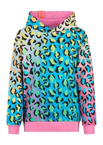 Kapuzenpullover SALZHAUT "Hoodie TOI", Damen, Gr. XS, gr&uuml;n (multicolor verlauf), Obermaterial: 80% Baumwolle CO. 20% Polyester PES., Pullover Kapuzenpullover