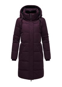 Wintermantel Navahoo "Wintermantel Wintertanz 14", Damen, Gr. M, lila (dusty plum), Obermaterial: 45% Polyester PES. 45% Baumwolle CO. 10% Nylon NY. Obermaterial: Futter: 100% Polyester PES. 100% Polyester PES., M&auml;ntel Wintermantel