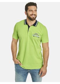 Poloshirt Jan Vanderstorm "Doppelpack Poloshirt TEOFIL", Herren, Gr. 5XL, gr&uuml;n (dunkelblau hellgr&uuml;n), Obermaterial: 100% Baumwolle CO., Shirts Poloshirt