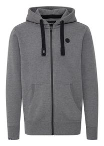 !Solid Kapuzensweatjacke SOLID "Kapuzensweatjacke SDBene", Herren, Gr. S, grau (grau mel), Obermaterial: 50% Baumwolle CO. 50% Polyester PES., Sweatjacken Kapuzensweatjacke