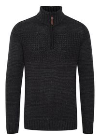 Troyer INDICODE "Troyer IDOslo", Herren, Gr. S, grau (charcoal mix), Obermaterial: 97% Polyacryl PAN. 3% Polyamid PA., unifarben, normal, ohne Ausschnitt, Pullover Troyer