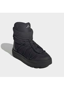 Sneaker adidas Sportswear "ADIDAS X MOON BOOT ACE MID", Damen, Gr. 47, core schwarz, core schwarz, matte silber, Synthetik, Textil, Schuhe Sneaker