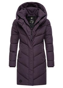 Steppmantel Ragwear "Steppmantel Natalka", Damen, Gr. 3XL, lila (plum24), Obermaterial: 100% Polyester PES. Obermaterial: Futter: 100% Polyester PES. 100% Polyester PES., M&auml;ntel Steppmantel