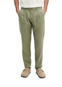 Marc O'Polo Leinenhose MARC O'POLO "Osby jogger pleats", Damen, Gr. 29, L&auml;nge 30, avery fern, Web, Obermaterial: 100% Leinen, normal, Hosen Leinenhose