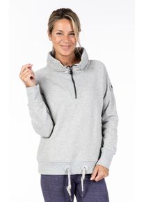 Funktionsshirt LPO "POULNE WMN", Damen, Gr. 36 (S), grau, 60% Baumwolle, 40% Polyester, bequem, angesetztes B&uuml;ndchen, Shirts Funktionsshirt, Auch in Gro&szlig;en Gr&ouml;&szlig;en erh&auml;ltlich