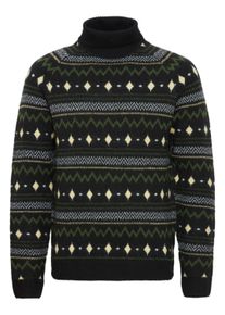 Rollkragenpullover Blend "Rollkragenpullover BHPullover", Herren, Gr. M, schwarz, Obermaterial: 54% Polyester PES. 21% Polyacryl PAN. 12% Nylon NY. 10% Wolle WO. 3% Elasthan EL., Pullover Rollkragenpullover