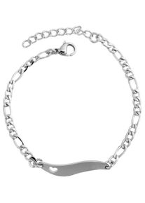 Adelia&acute;s Armband ADELIA&acute;S "Damen Armband aus Edelstahl 18 cm" Gr. 18, silber, Armb&auml;nder, Damen, Edelstahl, Armband