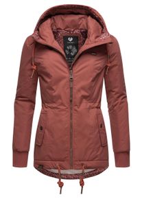 Winterjacke Ragwear "Winterjacke YM-Danka", Damen, Gr. 3XL, rot (terracotta22), Obermaterial: 100% Polyester PES. Obermaterial: Futter: 100% Polyester PES. 100% Polyester PES., Jacken Winterjacke