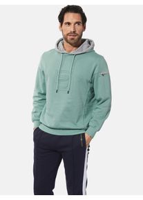 Kapuzensweatshirt Babista "Sweatshirt ELEGANZARA", Herren, Gr. XL, blau (t&uuml;rkis), Obermaterial: 60% Baumwolle CO. 40% Polyester COOLMAX PES(Coolmax)., Sweatshirts Kapuzensweatshirt