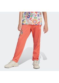 Sporthose adidas originals "adidas originals X LIBERTY LONDON FIREBIRD KIDS", Damen, Gr. 176, N-Gr, rot (preloved scarlet,), Obermaterial: 100% Polyester, Hosen Sporthose