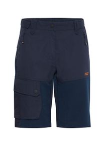 Trekkingshorts North Bend "Trekkingshorts NBHope", Damen, Gr. 46, N-Gr, blau (navy blazer), Obermaterial: 93% Polyester PES. 7% Elasthan EL., unifarben, regular fit, Hosen Trekkingshorts